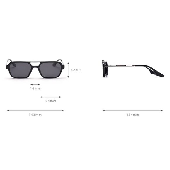 Olive Green Retro Sunglasses Light Colored Transparent Sunglasses